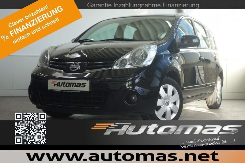 Schwarz Gebraucht 2010 Nissan Note Visia Van / Kleinbus | 3.500 € (Fairer Preis) - Bild 1/4