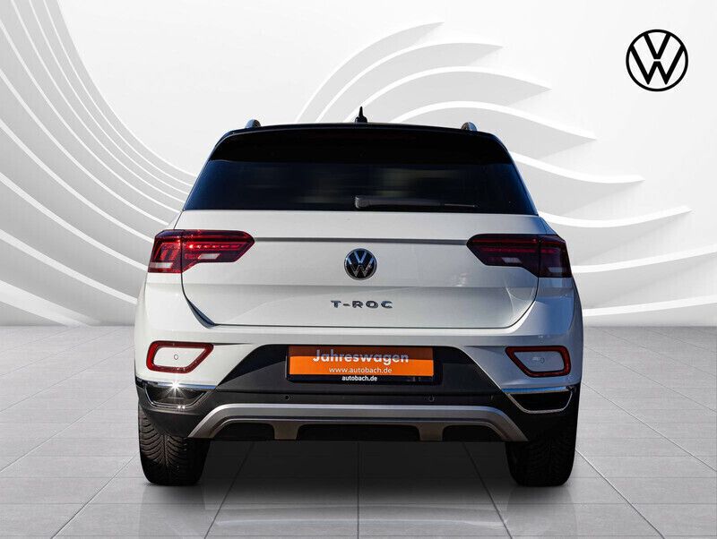 Gebraucht VW T-Roc Style 150 PS (110 kW) 2024 Pure white schwarz SUV