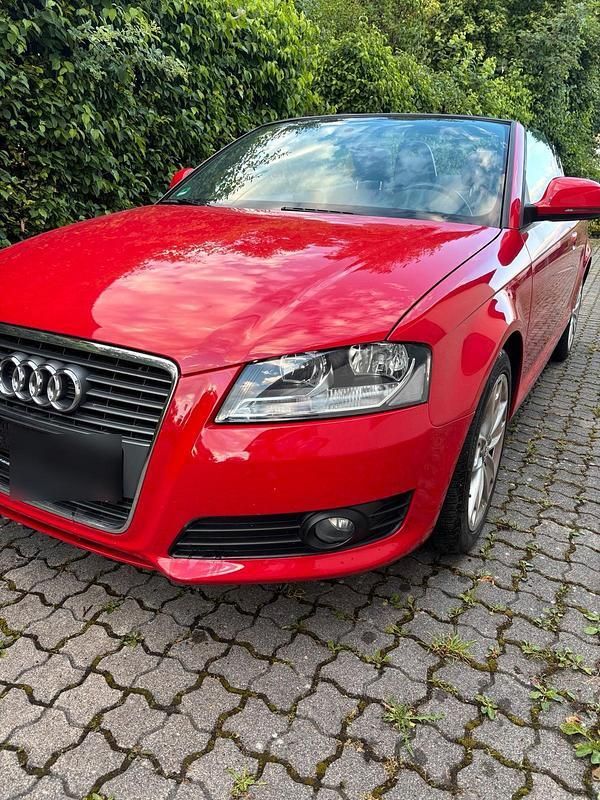 Rot Gebraucht 2009 Audi A3 Cabriolet Cabrio | 5.900 € (Guter Preis) - Bild 1/4