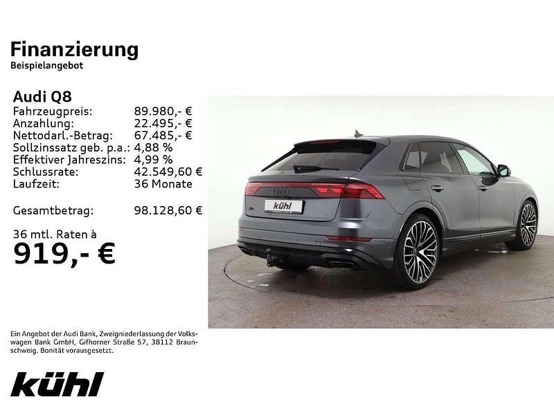 Gebraucht Audi Q8 S-Line 286 PS (210 kW) 2024 Daytonagrau perleffekt SUV
