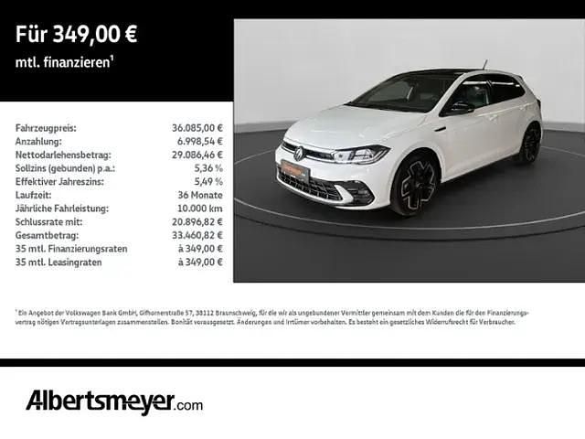 Weiß Neu 2025 VW Polo R-line Limousine | 34.320 € - Bild 1/4