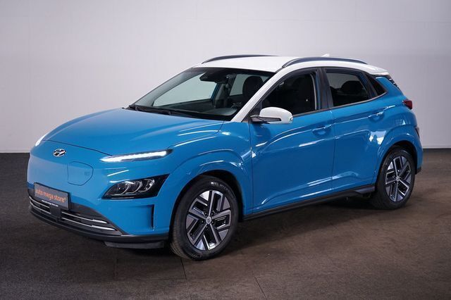 Blau Gebraucht 2021 Hyundai Kona Trend SUV | 19.899 € (Superpreis) - Bild 1/4