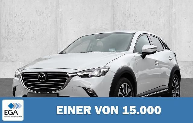 Weiß metallic Gebraucht 2022 Mazda CX-3 Selection SUV | 19.380 € (Fairer Preis) - Bild 1/4