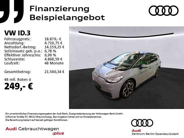 Grau Gebraucht 2022 VW ID.3 Pure Kleinwagen | 18.879 € (Guter Preis) - Bild 1/4