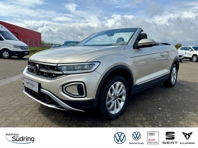 Silber Gebraucht 2023 VW T-Roc Cabriolet Style Cabrio | 28.998 € (Etwas zu teuer) - Bild 1/4