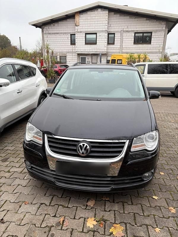 Schwarz Gebraucht 2008 VW Touran Van / Kleinbus | 2.500 € (Superpreis) - Bild 1/4
