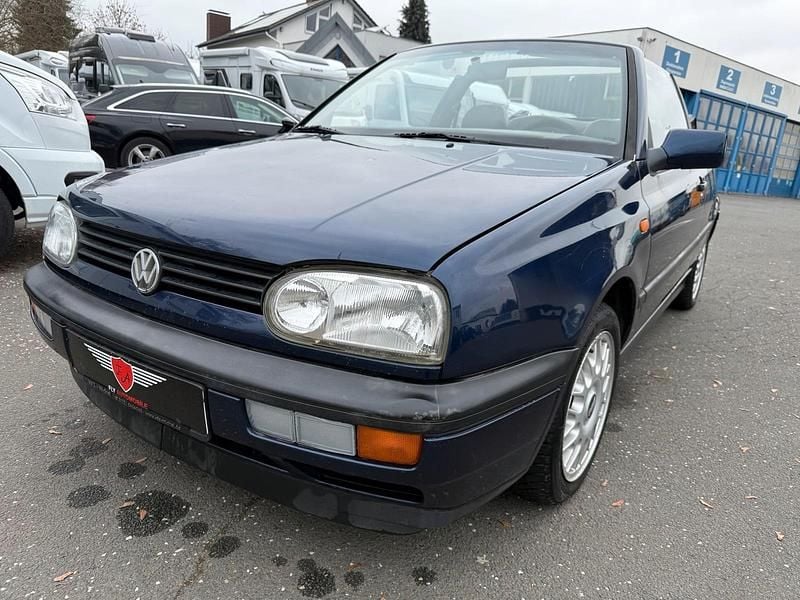 Blau Gebraucht 1997 VW Golf Cabriolet Cabrio | 1.390 € (Guter Preis) - Bild 1/4