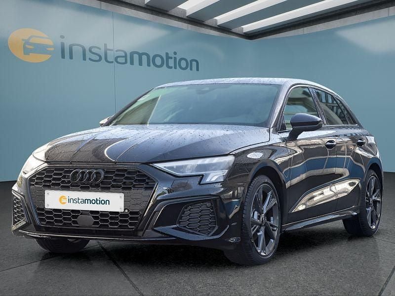 Schwarz Gebraucht 2024 Audi A3 S-Line Limousine | 31.249 € (Teuer) - Bild 1/4