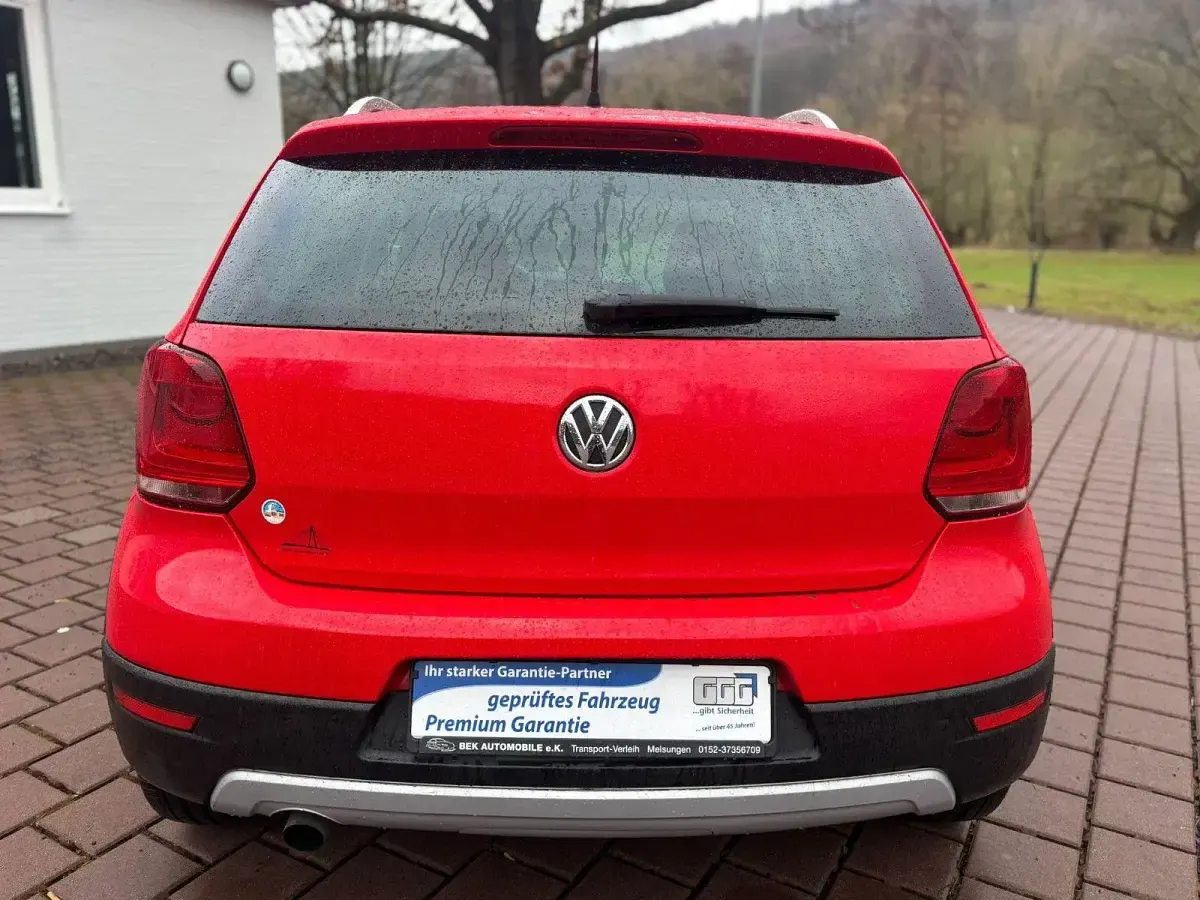 Brugt VW Polo Cross 105 HK (77 kW) 2011 Rød Hatchback