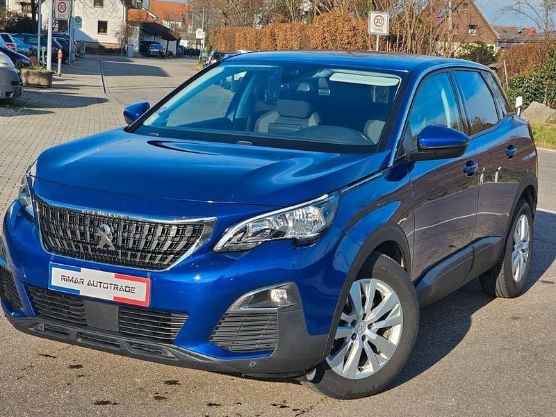 Blau Gebraucht 2021 Peugeot 3008 Business-Line SUV | 13.250 € (Superpreis) - Bild 1/4