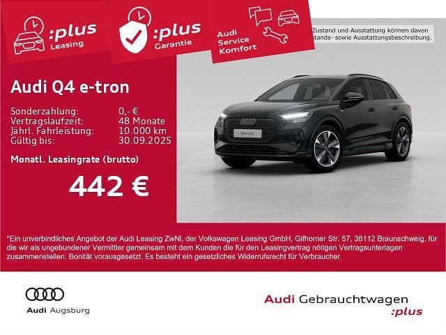 Schwarz Gebraucht 2024 Audi Q4 e-tron S-Line SUV | 48.490 € (Fairer Preis) - Bild 1/4