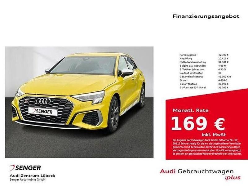 Pythongelb metallic Gebraucht 2024 Audi S3 Ambiente Limousine | 42.780 € (Fairer Preis) - Bild 1/3