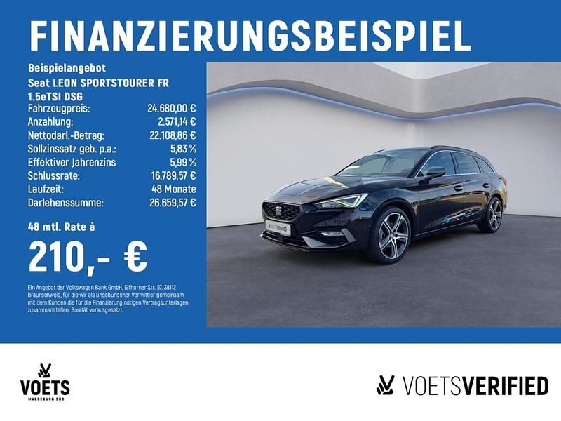 Gebraucht Seat Leon FR 150 PS (110 kW) 2023 Schwarz Limousine