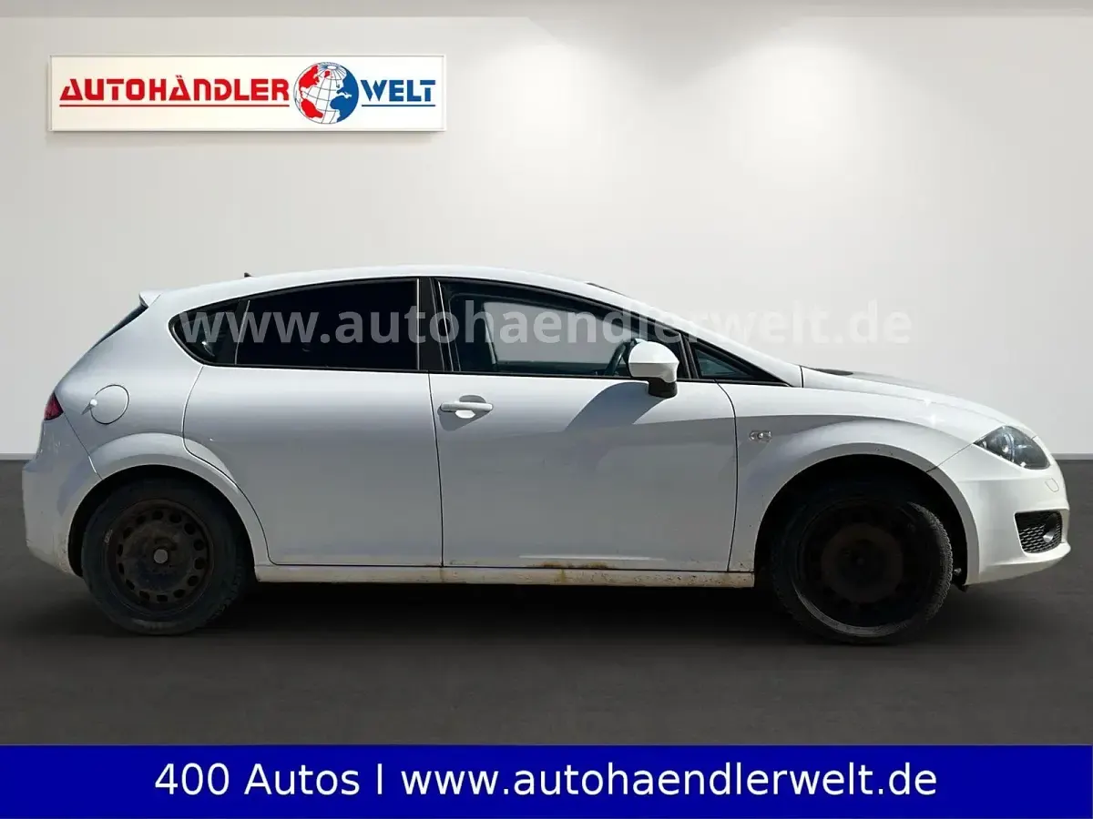 Gebraucht Seat Leon 86 PS (63 kW) 2009 Weiß Kleinwagen