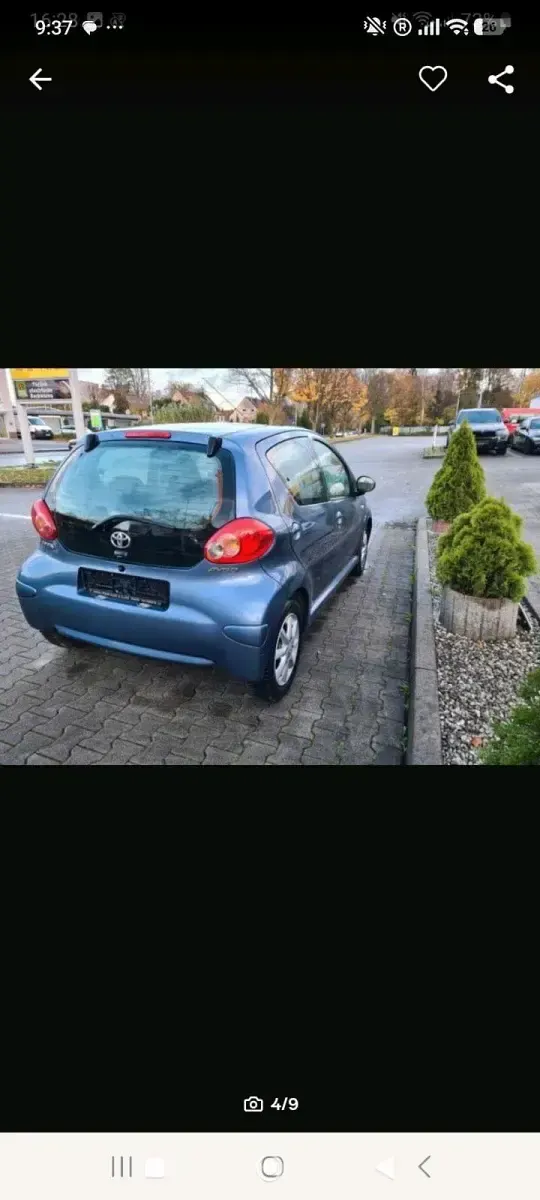 Gebraucht Toyota Aygo 69 PS (50 kW) 2008 Blau Kleinwagen