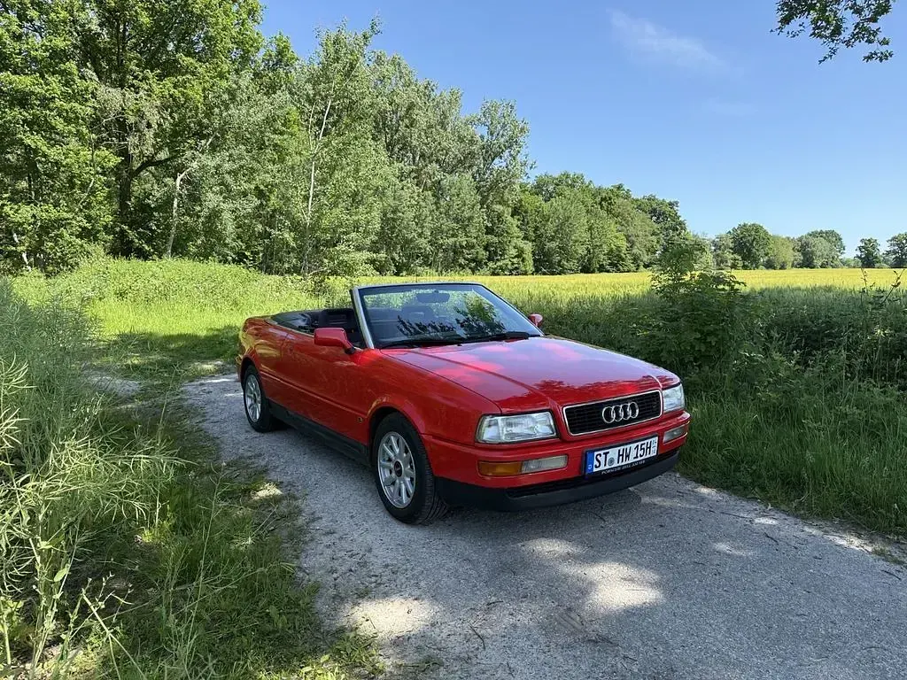 Gebraucht Audi Cabriolet Design 133 PS (97 kW) 1991 Rot Cabrio