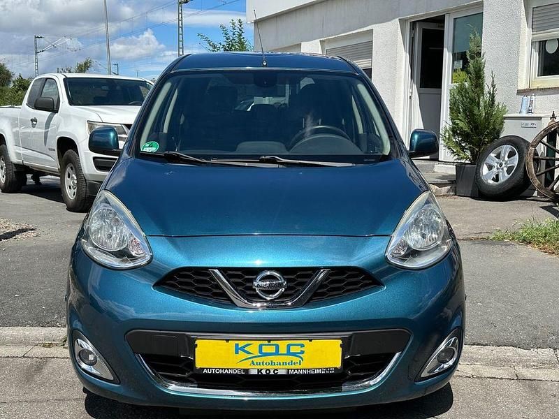 Gebraucht Nissan Micra Acenta 98 PS (72 kW) 2014 Türkis Kleinwagen