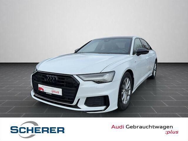 Gletscherweiß metallic (metallic) Gebraucht 2023 Audi A6 Comfort Limousine | 45.300 € (Etwas zu teuer) - Bild 1/2