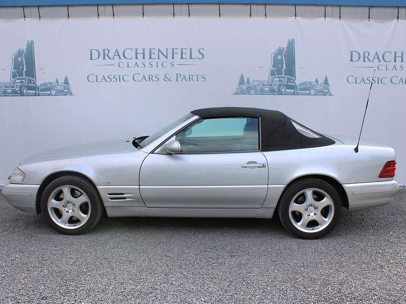 Gebraucht Mercedes SL320 224 PS (164 kW) 2001 Brillantsilbermetallic Cabrio