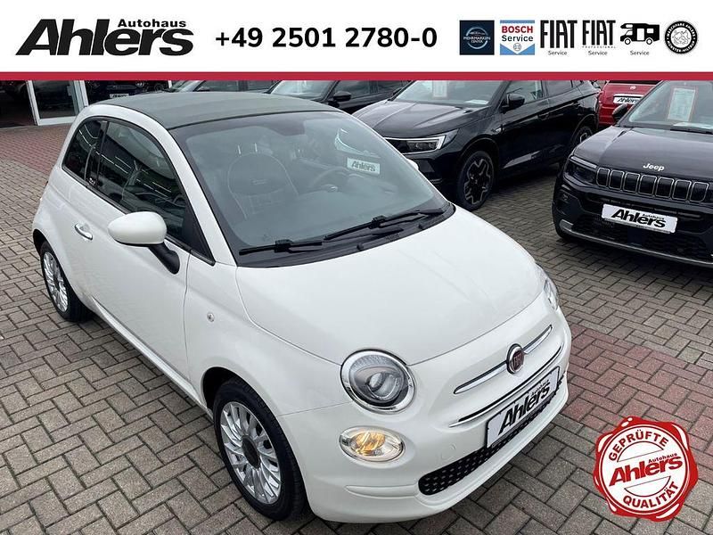 Weiss Gebraucht 2019 Fiat 500C Lounge Cabrio | 11.990 € (Fairer Preis) - Bild 1/4