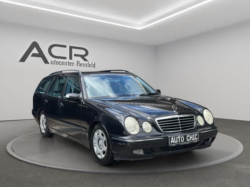 Schwarz Gebraucht 2002 Mercedes E200 Avantgarde Kombi | 2.990 € (Fairer Preis) - Bild 1/4