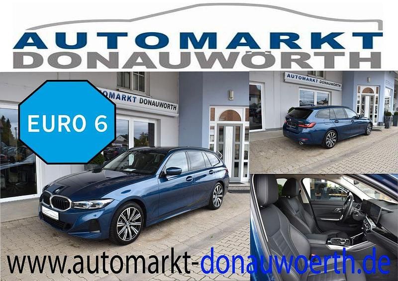 Blau Gebraucht 2022 BMW 330 Sport Line Kombi | 41.995 € - Bild 1/4