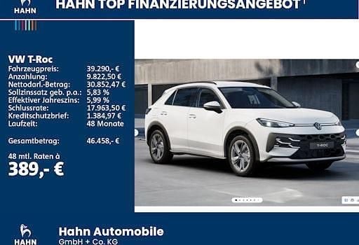 Neu VW T-Roc Life 150 PS (110 kW) 2026 Weiß SUV