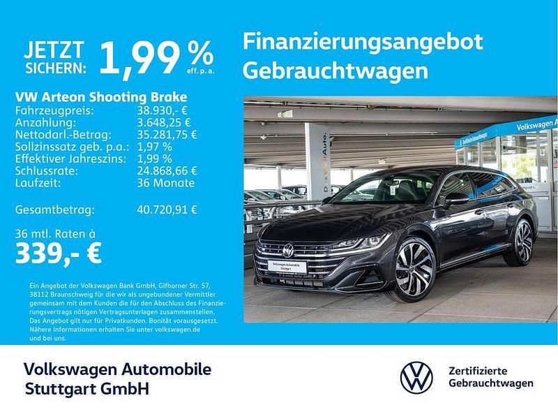 Grau Gebraucht 2023 VW Arteon R-line Limousine | 38.930 € (Fairer Preis) - Bild 1/4