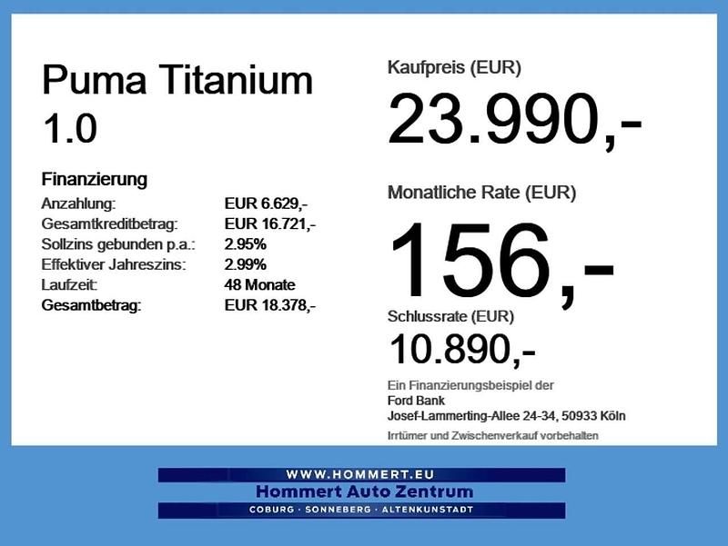 Neu Ford Puma Titanium 125 PS (91 kW) 2026 Frost weiß SUV