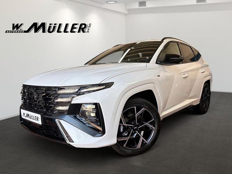 Atlas white Gebraucht 2025 Hyundai Tucson N Line SUV | 45.690 € - Bild 1/4
