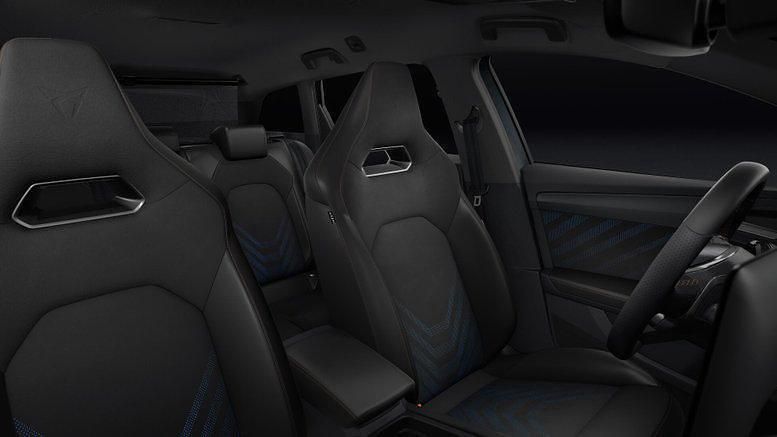 Neu Cupra Leon VZ 333 PS (244 kW) 2025 Fiord blau Kombi