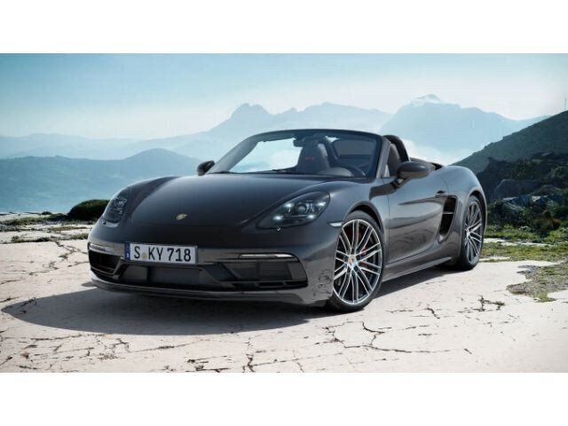 Tiefschwarzmetallic (metallic) Gebraucht 2024 Porsche Boxster Cabrio | 104.800 € (Teuer) - Bild 1/4