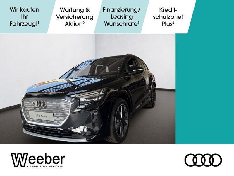 Schwarz Neu 2025 Audi Q4 e-tron Basis SUV | 69.899 € - Bild 1/4
