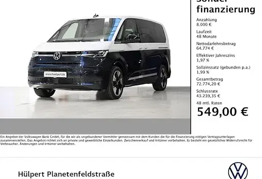 Ny VW Multivan 150 HK (110 kW) 2026 Blå MPV