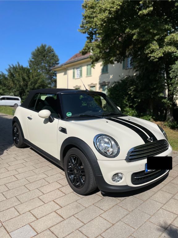 Weiß Gebraucht 2013 Mini Cooper Cabriolet Cabrio | 8.250 € (Guter Preis) - Bild 1/4
