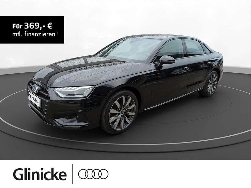 Mythosschwarz metallic Gebraucht 2022 Audi A4 Advanced Limousine | 27.980 € (Guter Preis) - Bild 1/3
