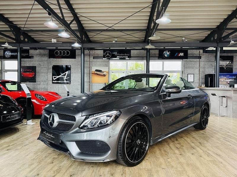Gebraucht Mercedes C400 AMG line 333 PS (244 kW) 2017 Selenitgrau  metalliclack Cabrio