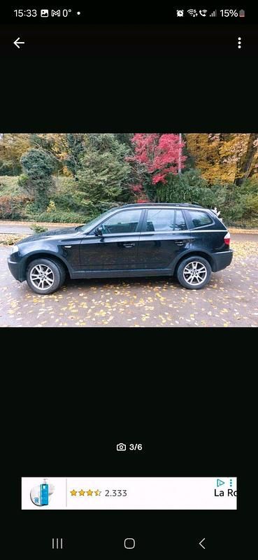 Schwarz Gebraucht 2005 BMW X3 SUV | 3.300 € (Guter Preis) - Bild 1/3