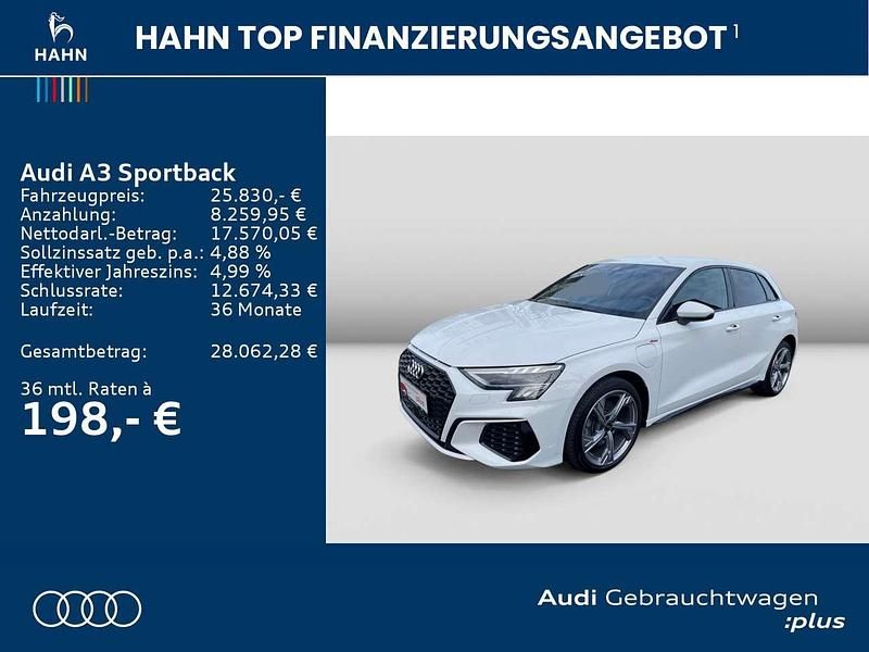 Gebraucht Audi A3 S-Line 204 PS (150 kW) 2022 Ibisweiß Limousine