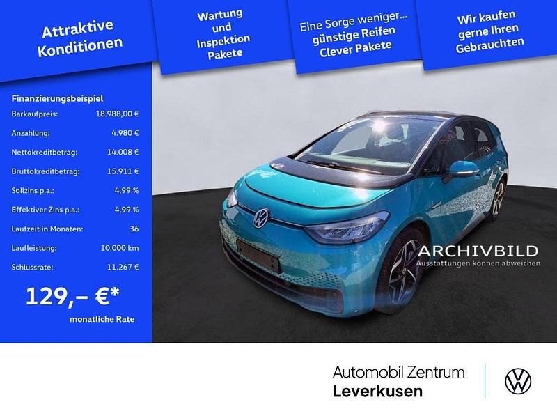 Gruen Gebraucht 2022 VW ID.3 Pro Kleinwagen | 18.988 € (Superpreis) - Bild 1/4