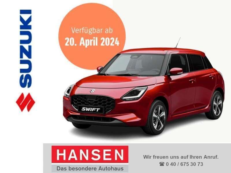 Burning red pearl met. Gebraucht 2024 Suzuki Swift Club Kleinwagen | 18.900 € (Fairer Preis) - Bild 1/4