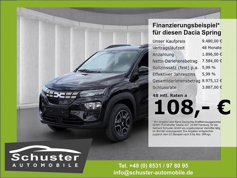 Gebraucht Dacia Spring Essentiel 33 kW (45 PS) 2022 Schwarz Kleinwagen