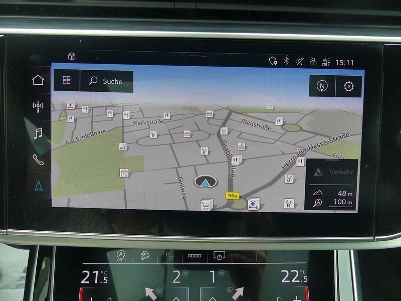 Gebraucht Audi Q8 S-Line 286 PS (210 kW) 2021 Silber SUV