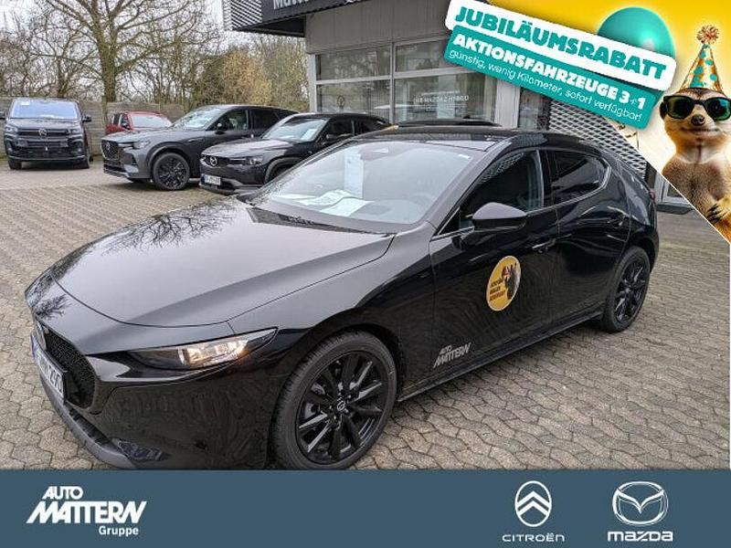 Schwarz Gebraucht 2024 Mazda 3 Homura-Line Limousine | 26.190 € (Etwas zu teuer) - Bild 1/4