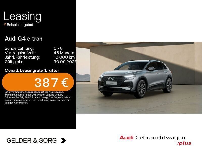Taifungrau metallic Gebraucht 2024 Audi Q4 e-tron Ambiente SUV | 44.980 € - Bild 1/2