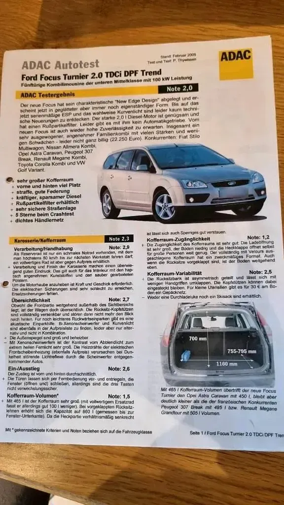 Gebraucht Ford Focus 80 PS (58 kW) 2005 Silber Kombi