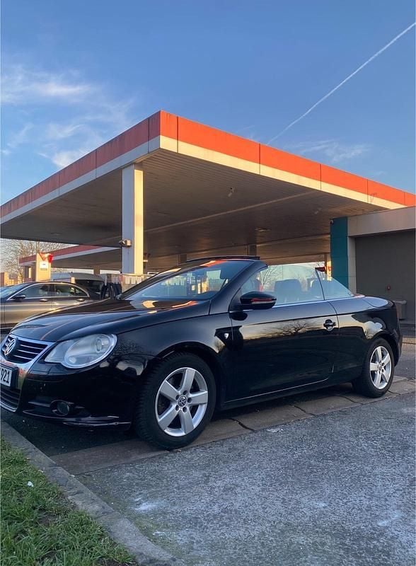 Schwarz Gebraucht 2009 VW Eos Cabrio | 3.600 € (Guter Preis) - Bild 1/4