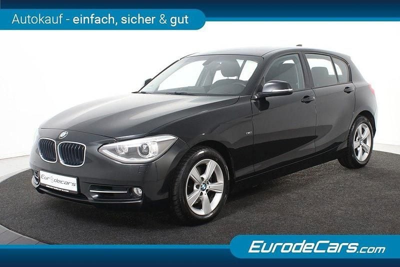 Schwarz Gebraucht 2013 BMW 118 Sport Line Kleinwagen | 7.400 € (Guter Preis) - Bild 1/4