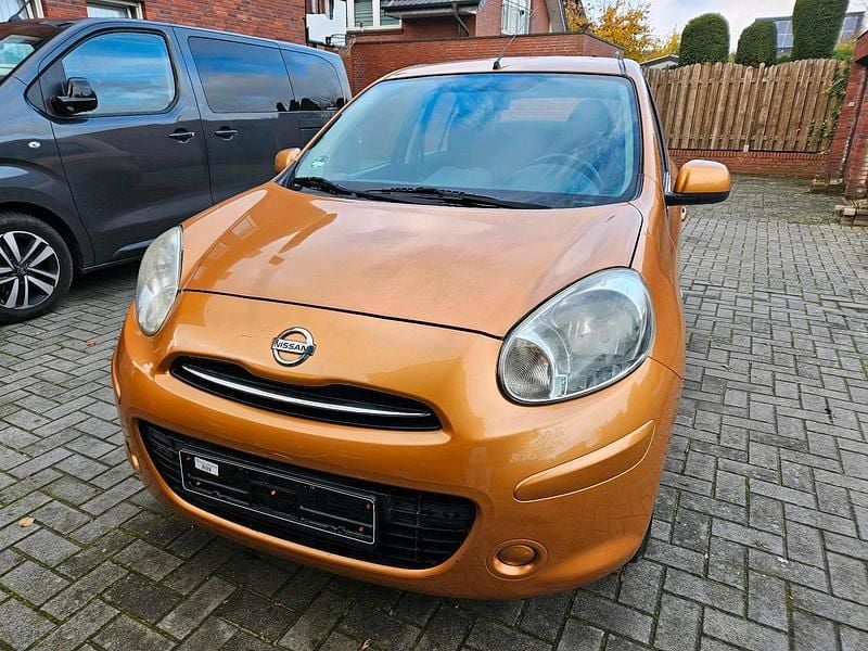 Orange Gebraucht 2013 Nissan Micra Kleinwagen | 2.500 € (Guter Preis) - Bild 1/4