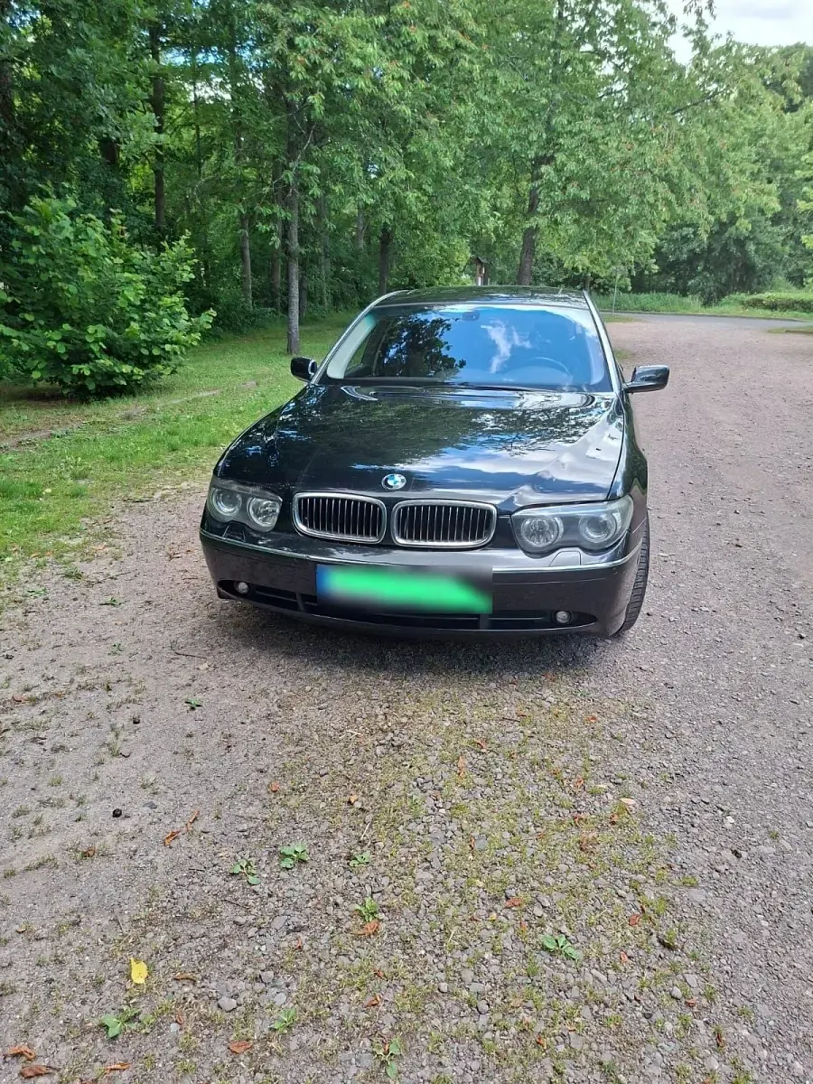 Gebraucht BMW 735L 272 PS (200 kW) 2003 Schwarz Limousine